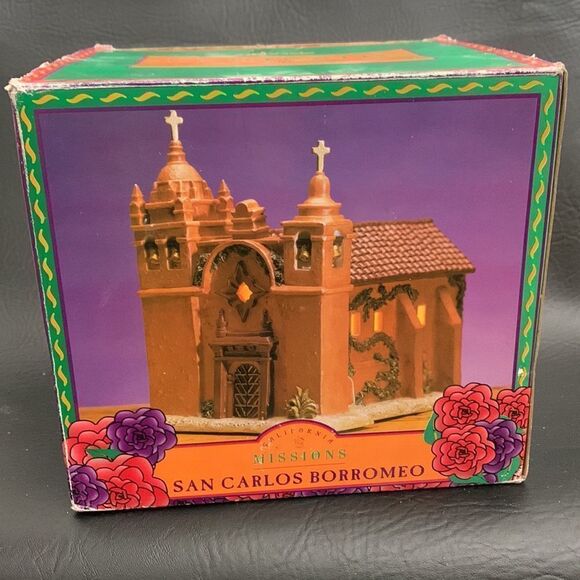 Mervyns California Missions San Carlos Borromeo Vintage Window Light Christmas - Picture 5 of 8